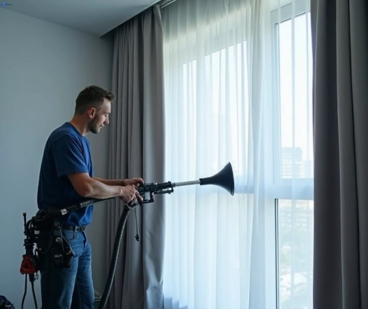 Professional curtain stain removal process equipment Matty Curtain Cleaning bardwell-park-nsw